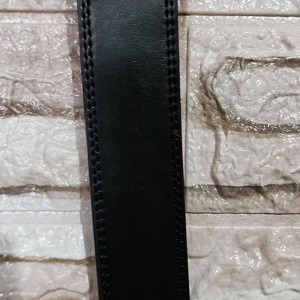 Dickies Brand New Men's Black Leather Belt